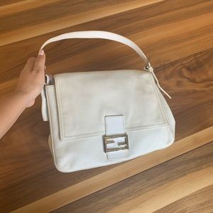 SOLD Fendi mama baguette in white